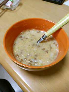 ダイエット小腹満たしに簡単納豆卵かけご飯