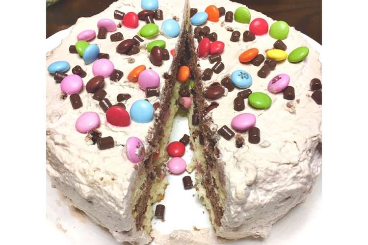 簡単 子供も喜ぶサプライズケーキ レシピ 作り方 By Emmsu クックパッド 簡単おいしいみんなのレシピが350万品