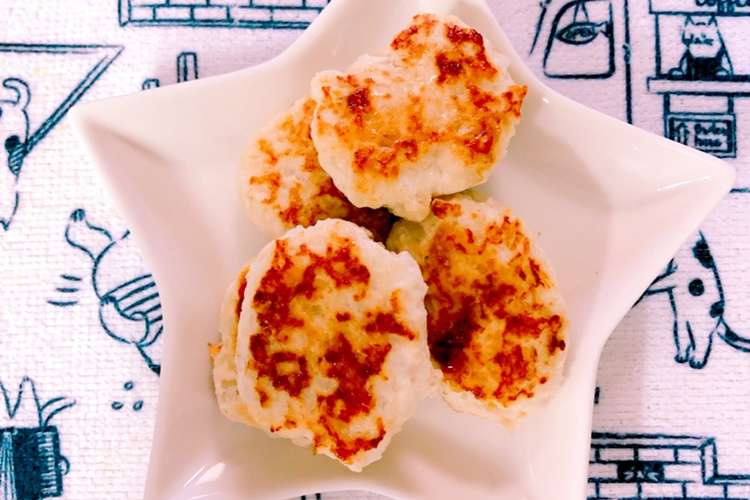 離乳食 中期7ヶ月 鶏ひき肉のハンバーグ レシピ 作り方 By マイとクロの幸せ生活 クックパッド