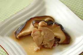 鶏腿肉と生椎茸のうま煮の画像