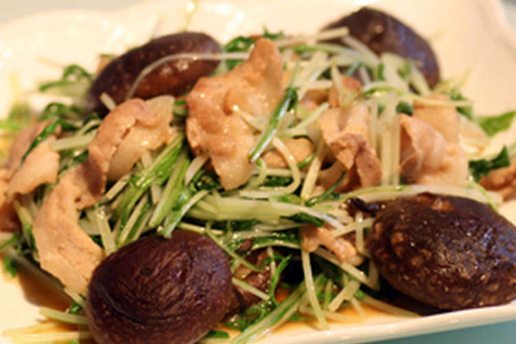 水菜大量消費 豚バラ水菜炒め レシピ 作り方 By こはち クックパッド 簡単おいしいみんなのレシピが352万品