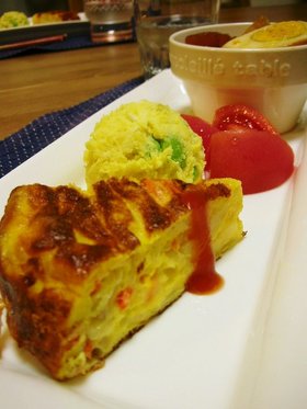 さつまいもと枝豆のサラダ