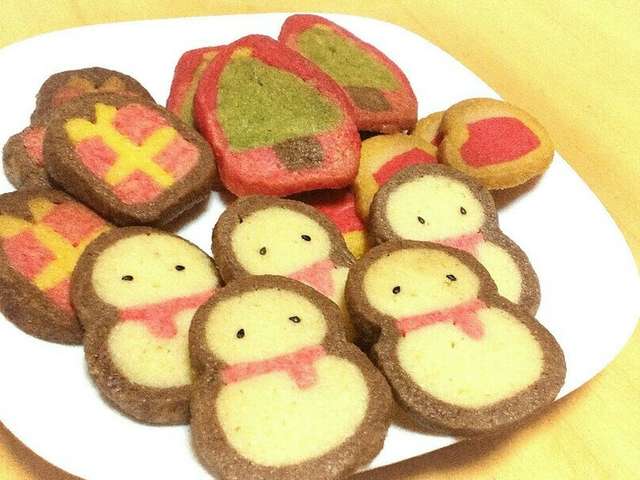 可愛い クリスマスアイスボックスクッキー レシピ 作り方 By もふ