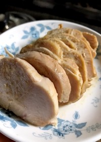 ポリ袋で簡単☆鶏胸肉のチャーシュー