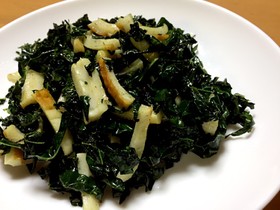 カーボロネロの炒め物(黒キャベツ)