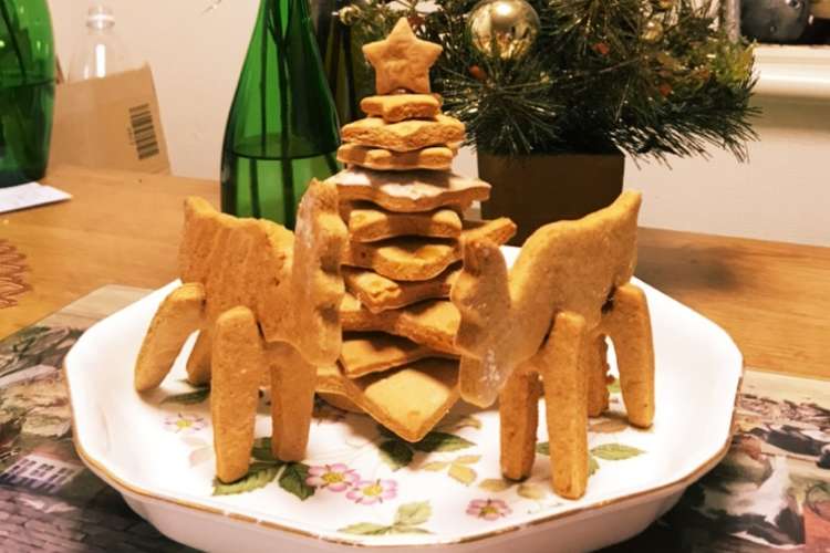 クッキーのクリスマスツリー トナカイ レシピ 作り方 By Neili クックパッド