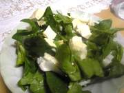 旬だもの☆新鮮ほうれん草と豆腐のサラダの写真