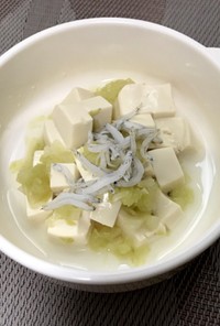 離乳食中期❀豆腐のしらす乗せ