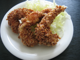 ザクザク美味しい♪あられ衣の海老フライ