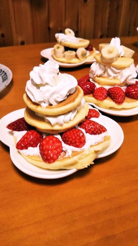 ホットケーキでクリスマス