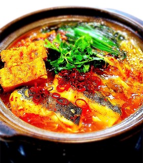 タラの豆板醤鍋