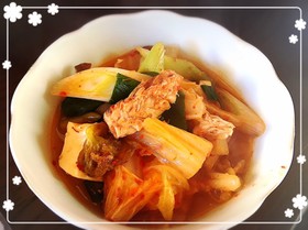 ヨンイさんの鯖缶チゲ