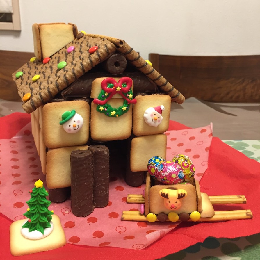 2018 クリスマス お菓子の家の画像