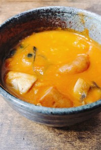 トマトの水分で作る絶品スープ