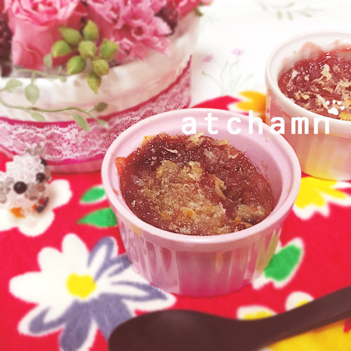 ルバーブ・ストロベリー・コブラーのレシピ