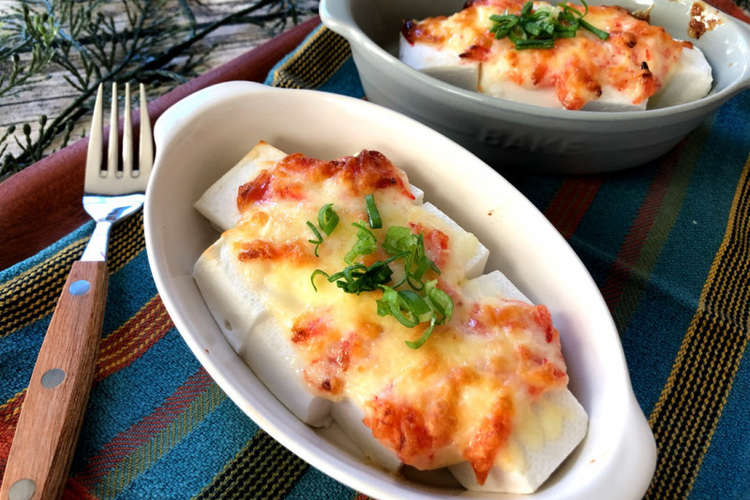 材料３つで絶品 はんぺんの海老チーズ焼き レシピ 作り方 By 栄養士そっち クックパッド 簡単おいしいみんなのレシピが360万品