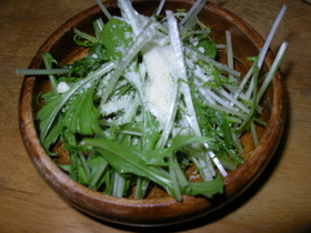 シャキシャキ水菜のさっぱりサラダ