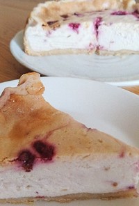 ラズベリーのチーズケーキ