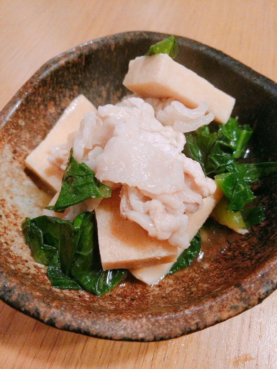 【身体喜ぶレシピ】高野豆腐の炒め煮の画像