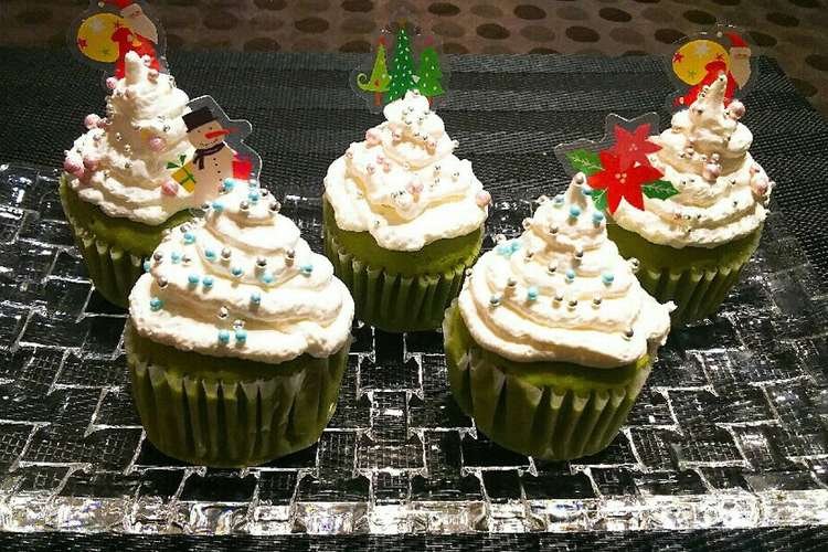 クリスマスツリーカップケーキ レシピ 作り方 By ななはるママ クックパッド 簡単おいしいみんなのレシピが350万品