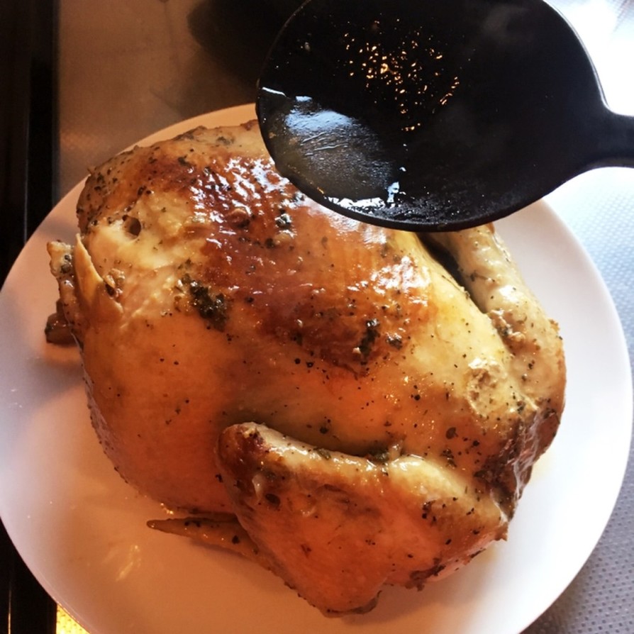 炊飯器で簡単！丸鳥のローストチキンの画像