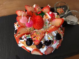 5歳児☆盛りつけ☆ケーキ
