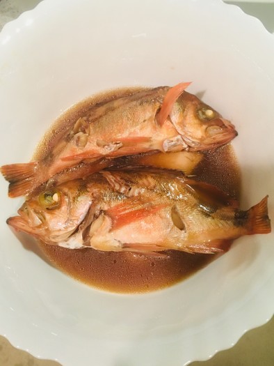 魚（メバル）の煮付けの写真