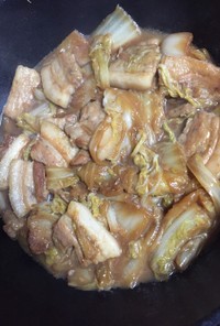 定番＊白菜と豚肉バラの生姜味噌煮