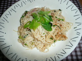 我が家のそうめんチャンプル