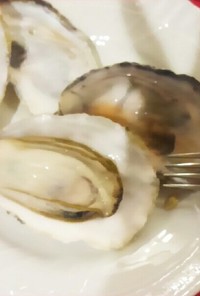 レンジで蒸し牡蠣･オイスター･ビアンコ