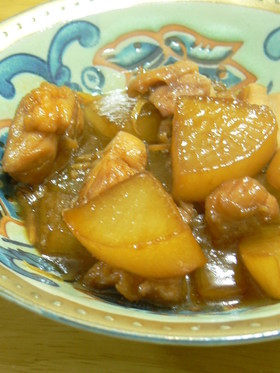 鶏もも肉と大根の甘辛煮