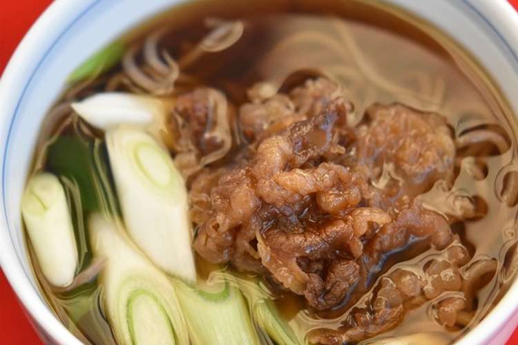 白だしで簡単 牛肉と長ネギのそば レシピ 作り方 By 鈴木美鈴 クックパッド