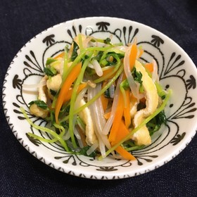 簡単作り置き☆豆苗ともやし炒め☆お弁当