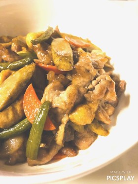 ♡ずぼら嫁の豚肉と牛蒡のコク旨甘酢炒め♡