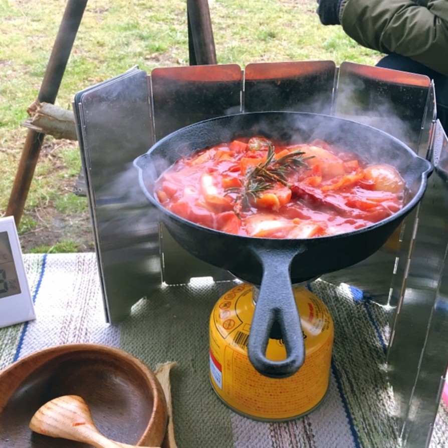 【キャンプ飯】残り野菜でラタトゥイユ風！の画像