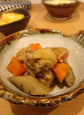 鶏肉とごぼうの煮物