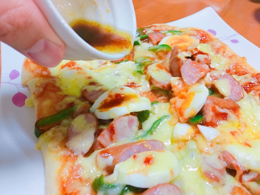 【甘えび醤油】えび魚醤オイルのピザかけの画像