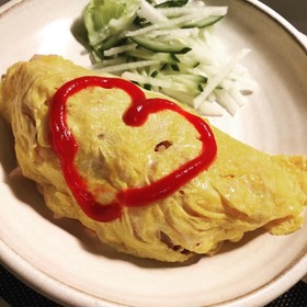 オムライスに!炊飯器簡単ケチャップライス