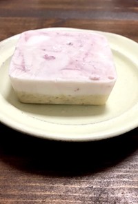 豆腐バナナレアチーズケーキ（砂糖なし）