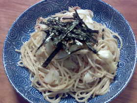 キャベツとツナのスパゲティ~醤油マヨ味