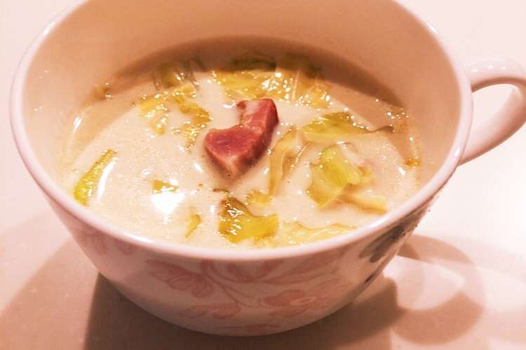 余った粉ミルクで 白菜ベーコンクリーム煮 レシピ 作り方 By ここママ 彡 クックパッド 簡単おいしいみんなのレシピが352万品