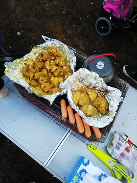 BBQメニュー簡単なタンドリーチキン❤️