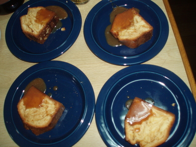 キャラメルパウンドケーキの写真