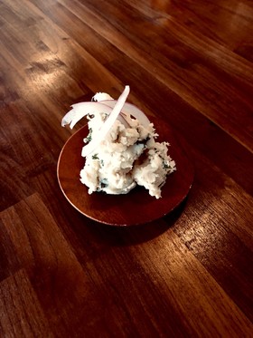 ツナと大葉の柚子ごしょう風味ポテサラ