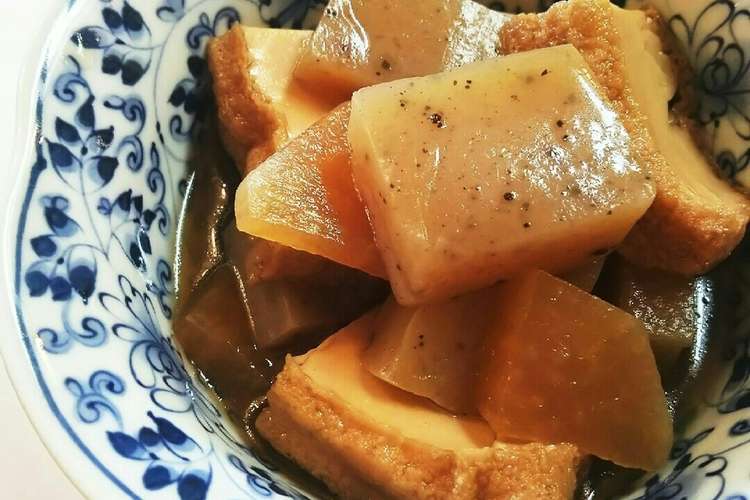 揚げ 煮物 厚 と 大根 の 厚揚げと大根の煮物 レシピ・作り方