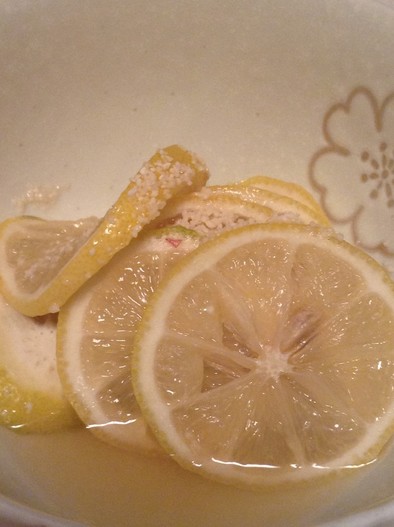 超簡単☆レモンの砂糖漬け☆ビタミン豊富！の写真
