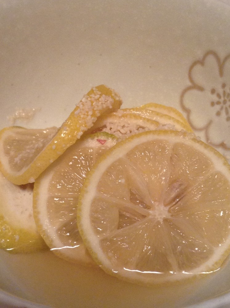 超簡単☆レモンの砂糖漬け☆ビタミン豊富！の画像