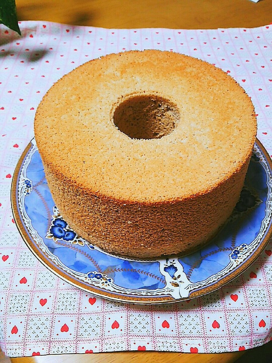 ふわふわ♪黒糖シフォンケーキの画像