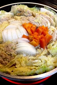 白菜と豚ミンチの簡単ミルフィーユ鍋