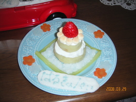 一歳の離乳食ケーキ!